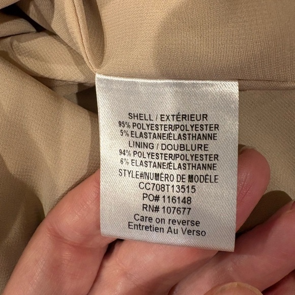 Alice+Olivia Katina Gathered Midi Dress gold sz 8 new NWT - Picture 7 of 8